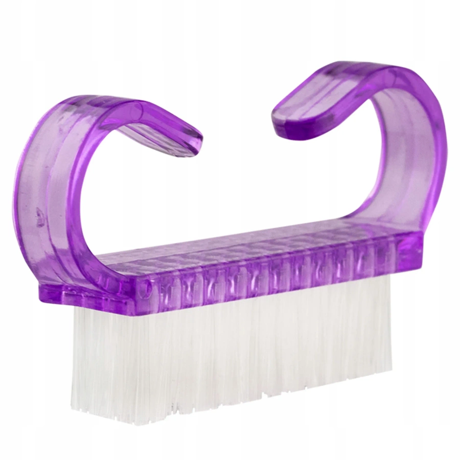 Szczoteczka do paznokci fioletowa z uchwytem 5 cm