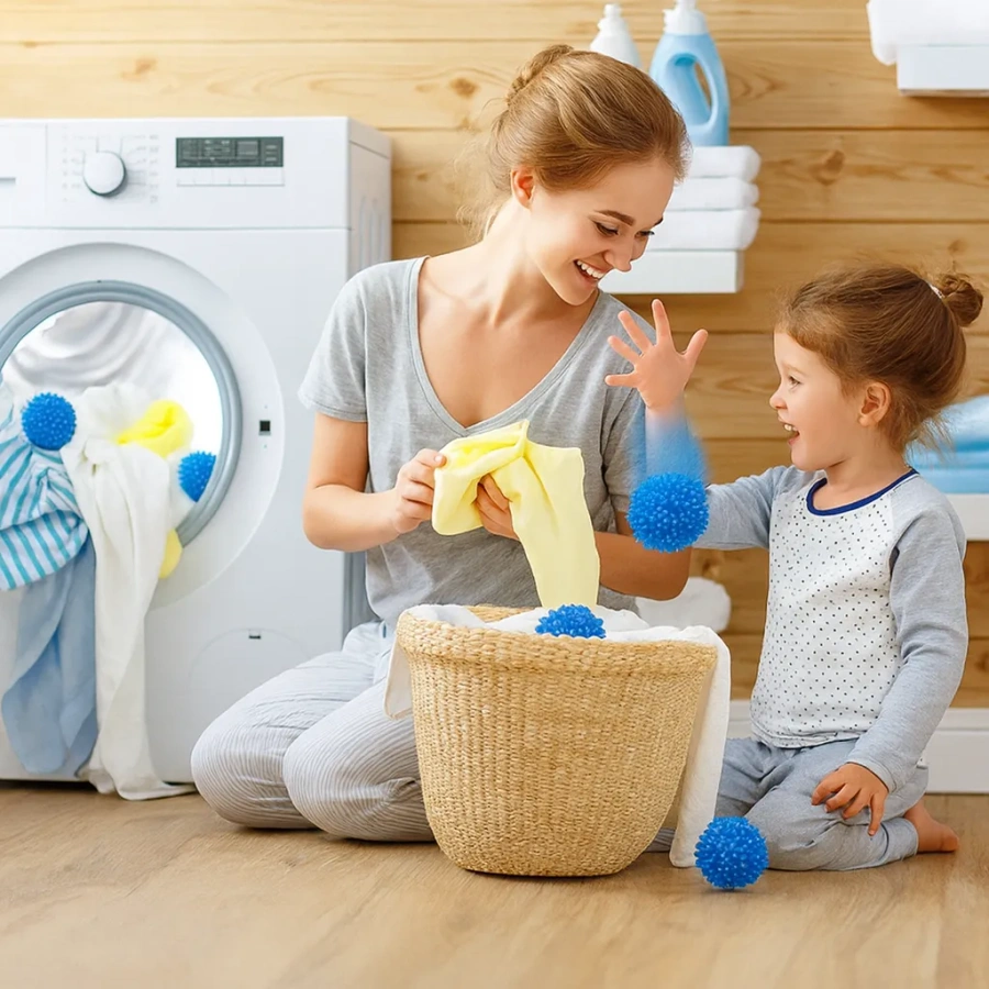 Kule do prania zmiękczające 4 szt.