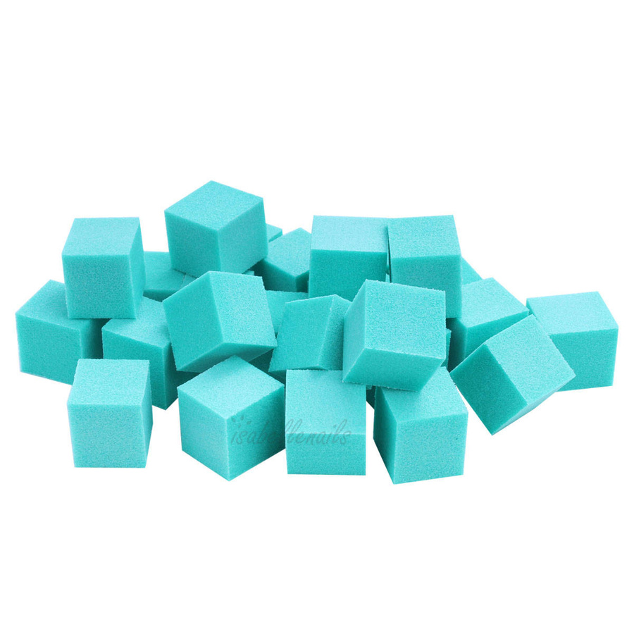 25x mini blok polerski kostka 100/100 zielony