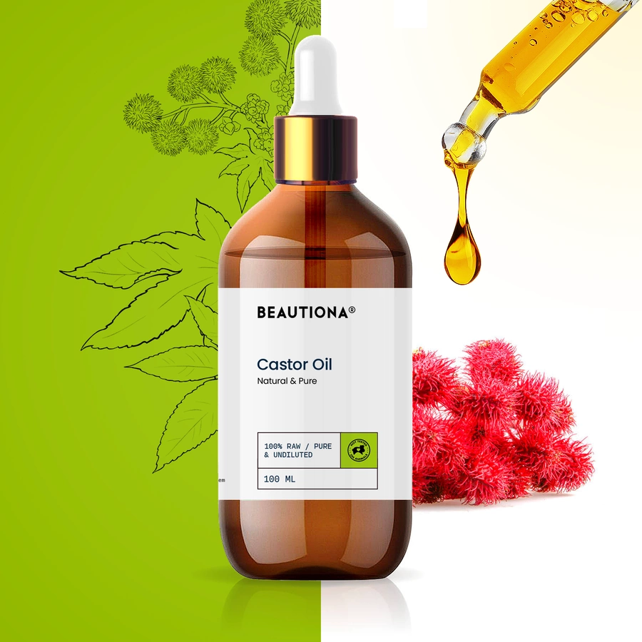 Olej Rycynowy naturalny z pipetą 100 ml