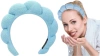 Kosmetyczna opaska do włosów chmurka niebieska
