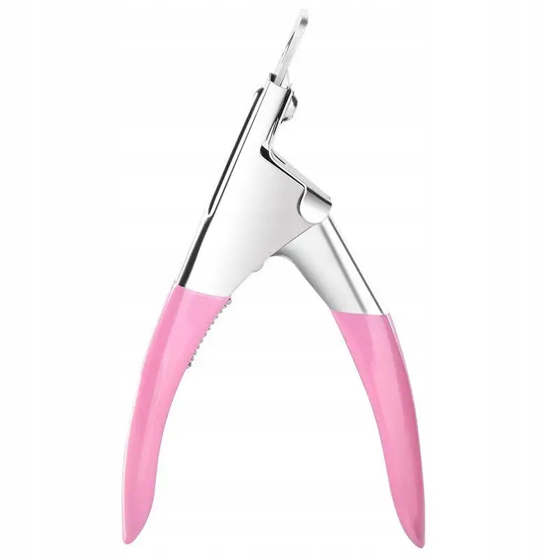 Gilotyna do tipsów paznokci różowa