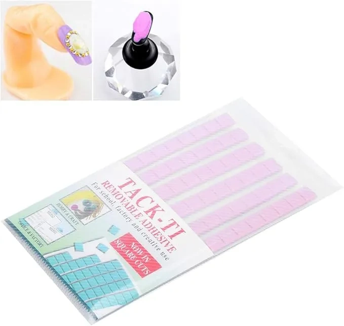 Guma mocująca do przyklejania różowa