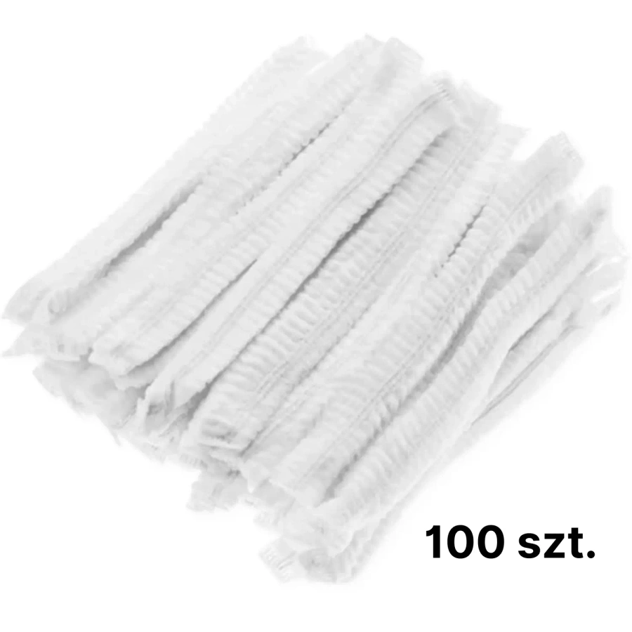 Jednorazowy czepek kosmetyczny 100 sztuk