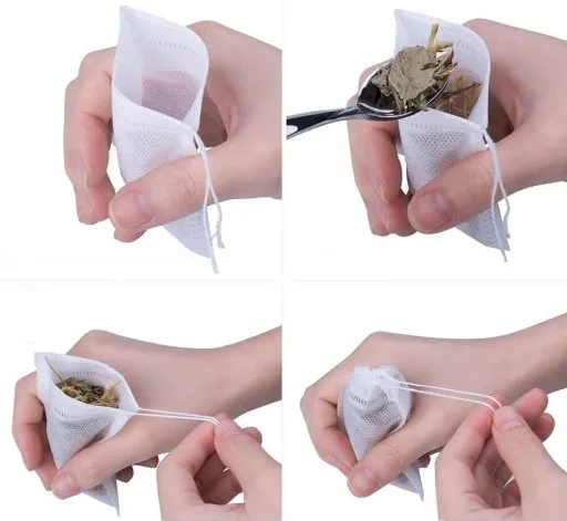 Filtry jednorazowe do parzenia herbaty 100 sztuk