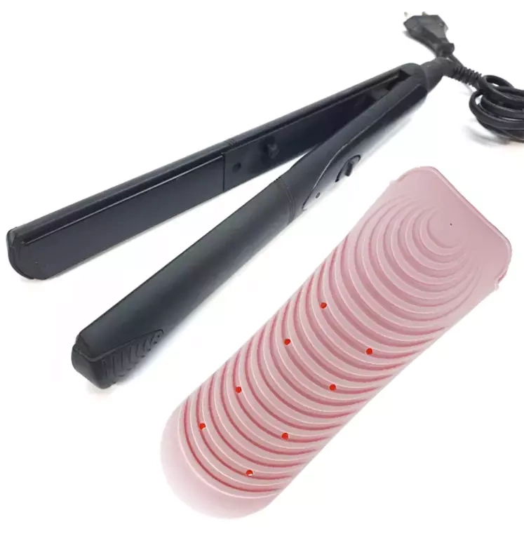 Silikonowy pokrowiec na prostownice - różowy