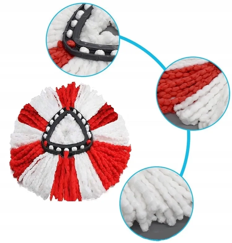 Nakładki do mopa obrotowego 6 sztuk