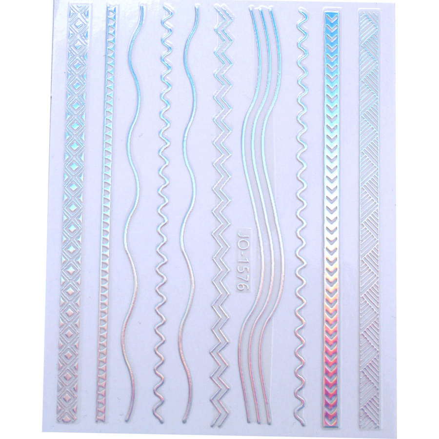 Naklejki 3D na paznokcie holo JO-1576