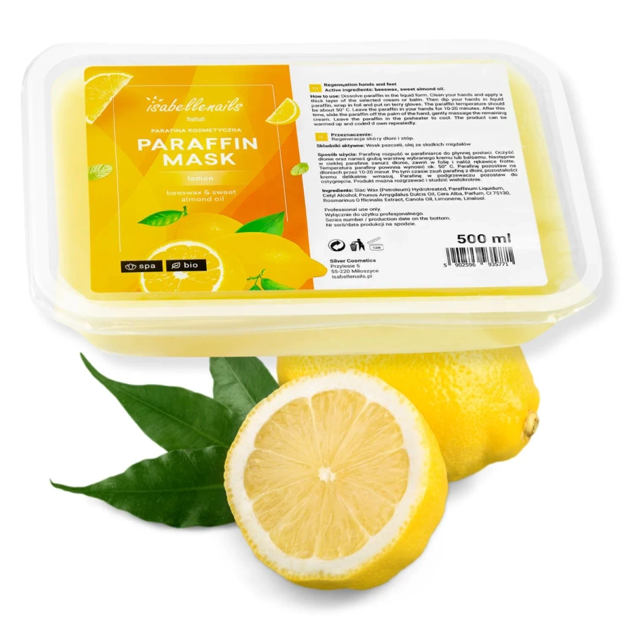 Parafina kosmetyczna isabellenails cytryna 500 ml