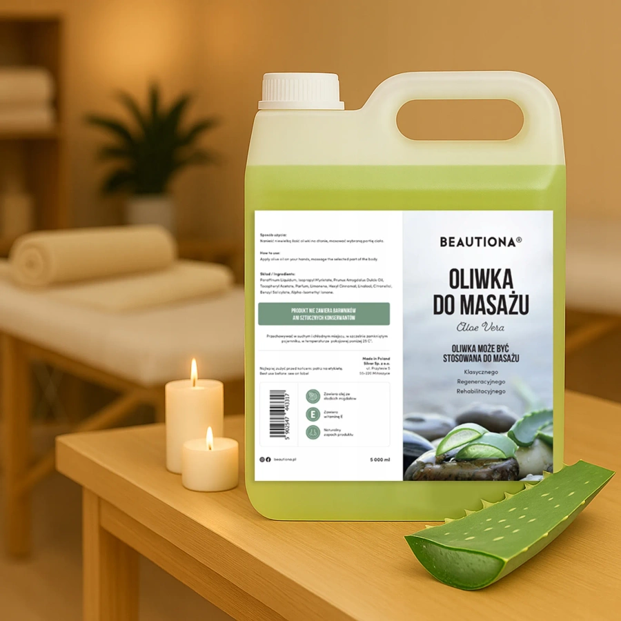 Oliwka olejek do masażu Aloe Vera 5000 ml