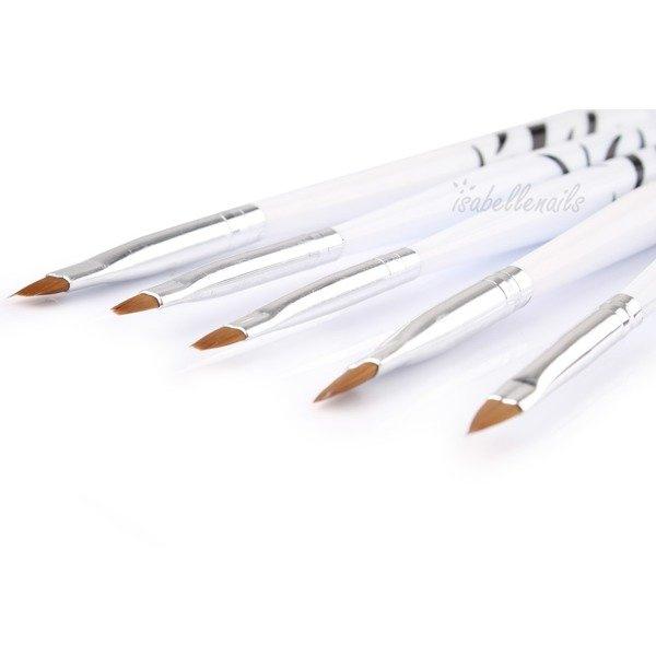 Zestaw pędzelków do żelu 5 sztuk nr 04