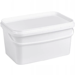 Wiaderko z pokrywką prostokątne 3,3 L 25 x 16 cm