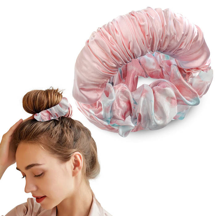 Wałek do loków opaska do koka z gumką do włosów na noc