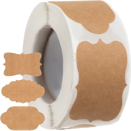 Naklejki etykiety na słoiki, przyprawy i prezenty 300 szt.