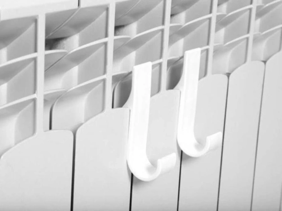 Wieszak na ręczniki biały 2 szt