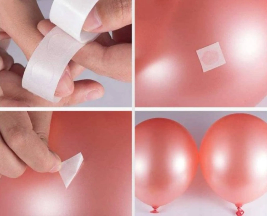 Kropki klejące dwustronne do balonów dekoracji