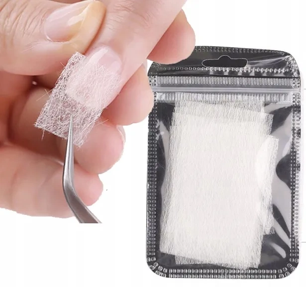 Włókno jedwabne szklane do przedłużania wzmacniania paznokci