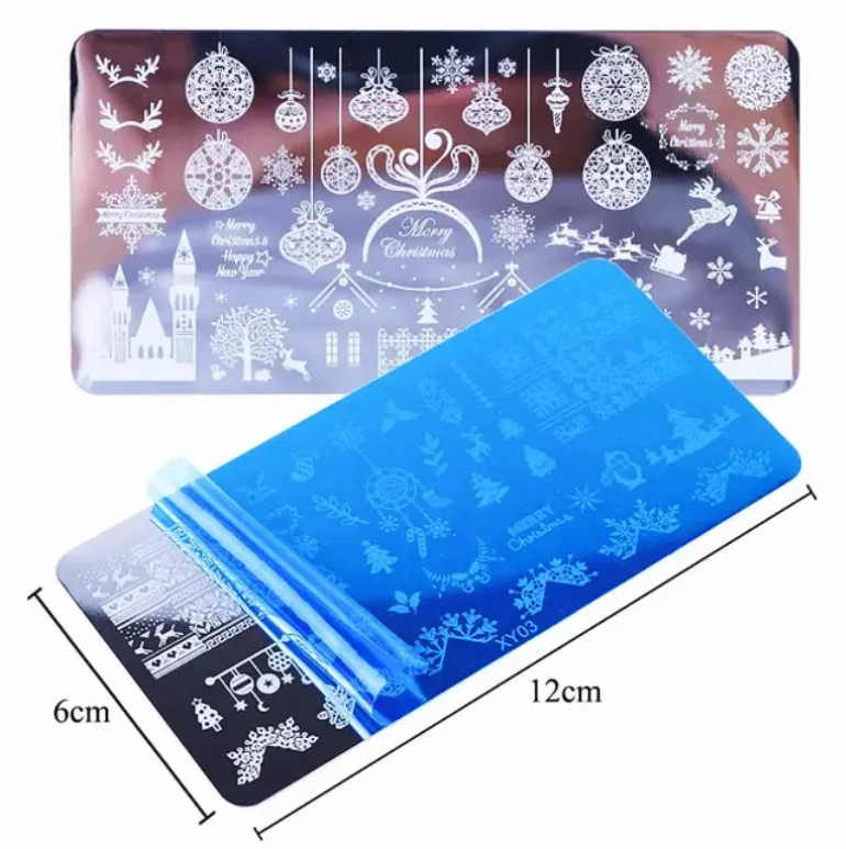 Blaszka do stempli na paznokcie XY01