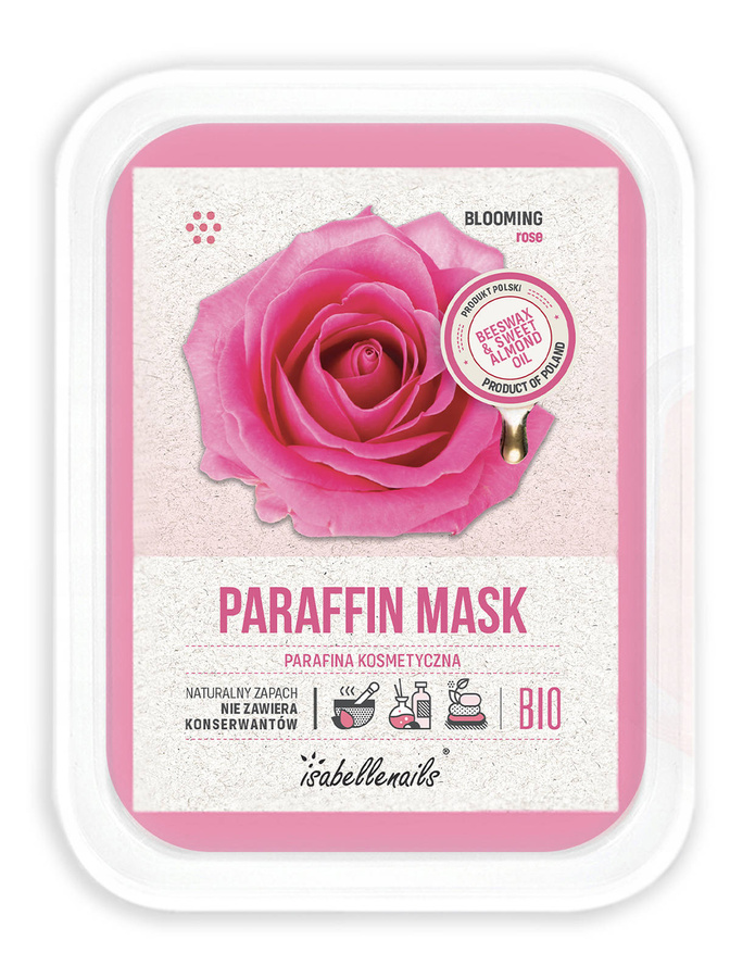 Zestaw 30 x isabellenails parafina kosmetyczna Blooming rose 500 ml