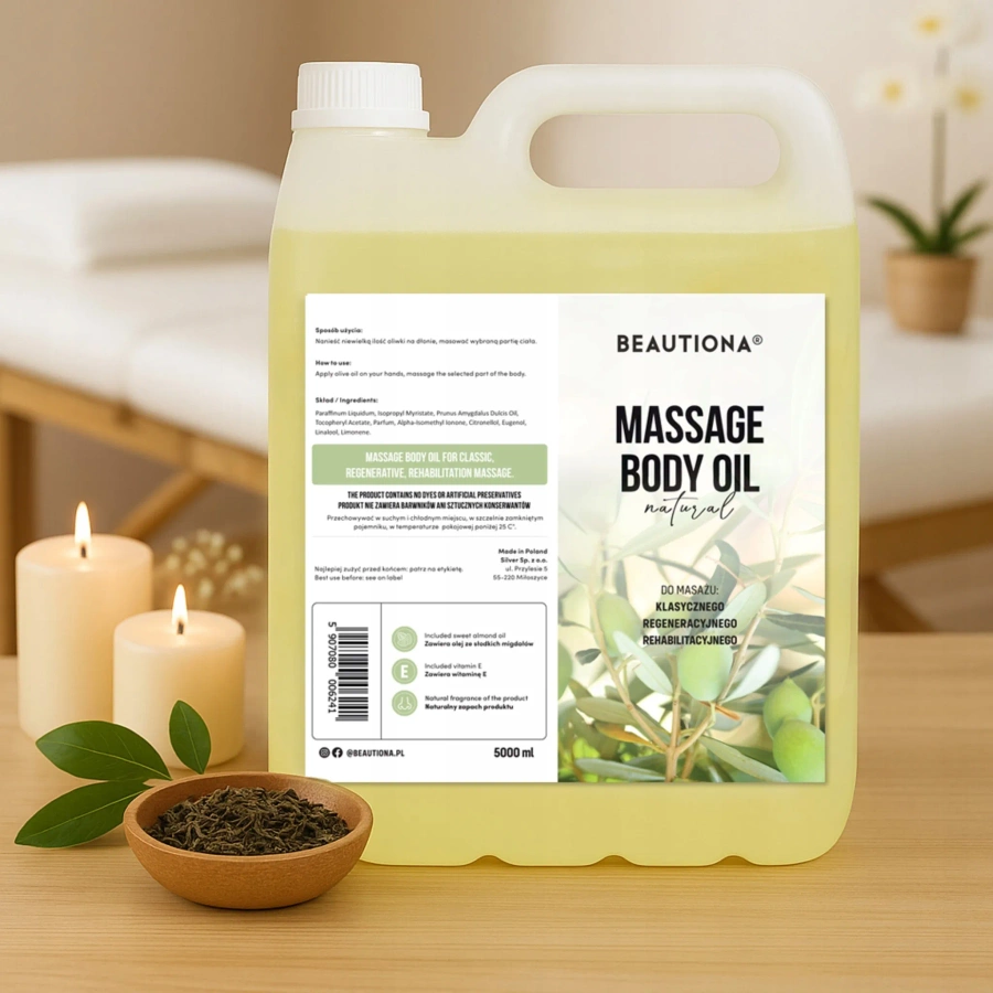 Oliwka do masażu ciała naturalna 5000 ml