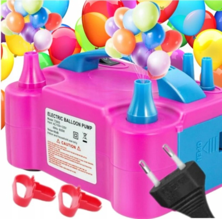 Elektryczna pompka do balonów na dwie dysze 600W 230V