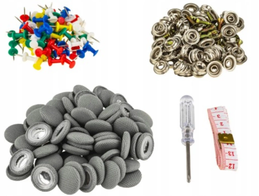 Zestaw do naprawy podsufitek samochodowych szary