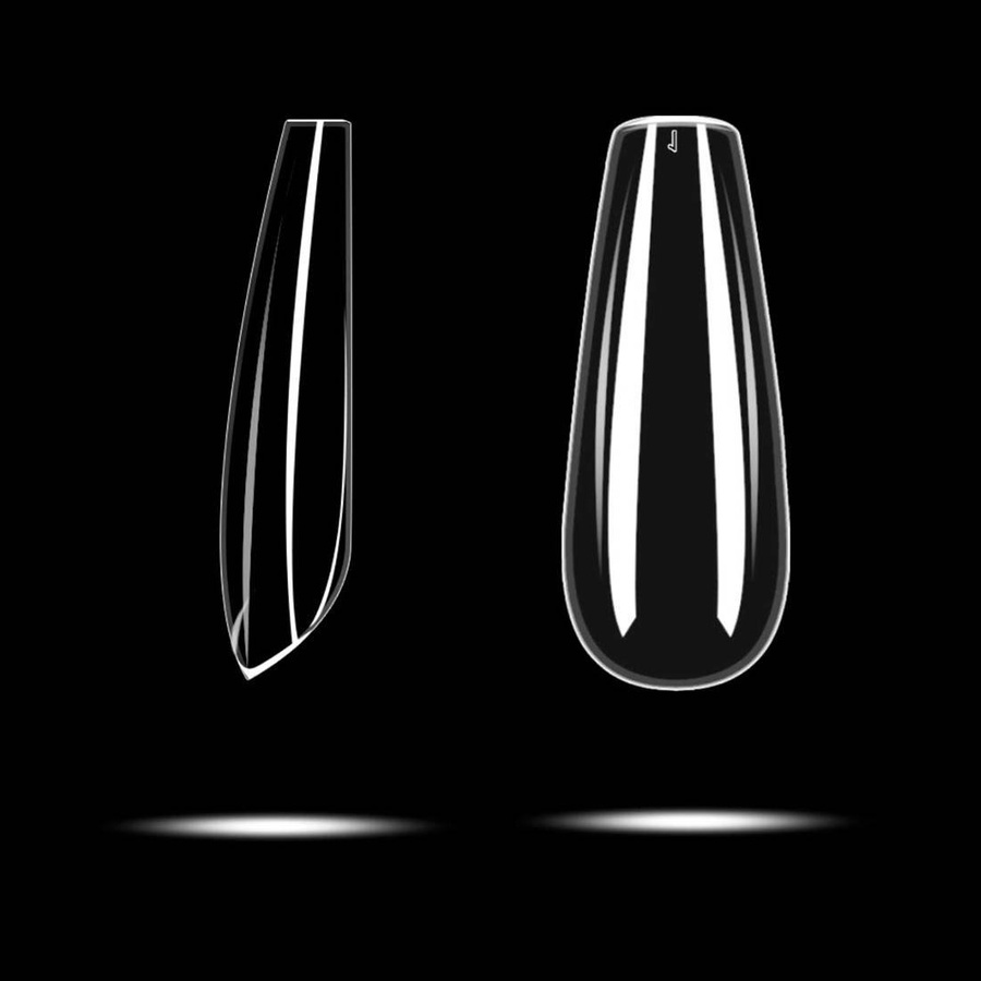 Zestaw tipsy Balerina clear bezbarwne 500 szt.