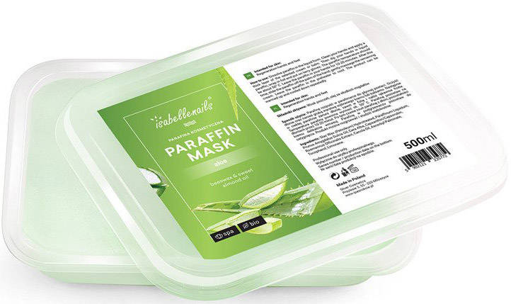 Zestaw 30x parafina kosmetyczna isabellenails aloes 500 ml
