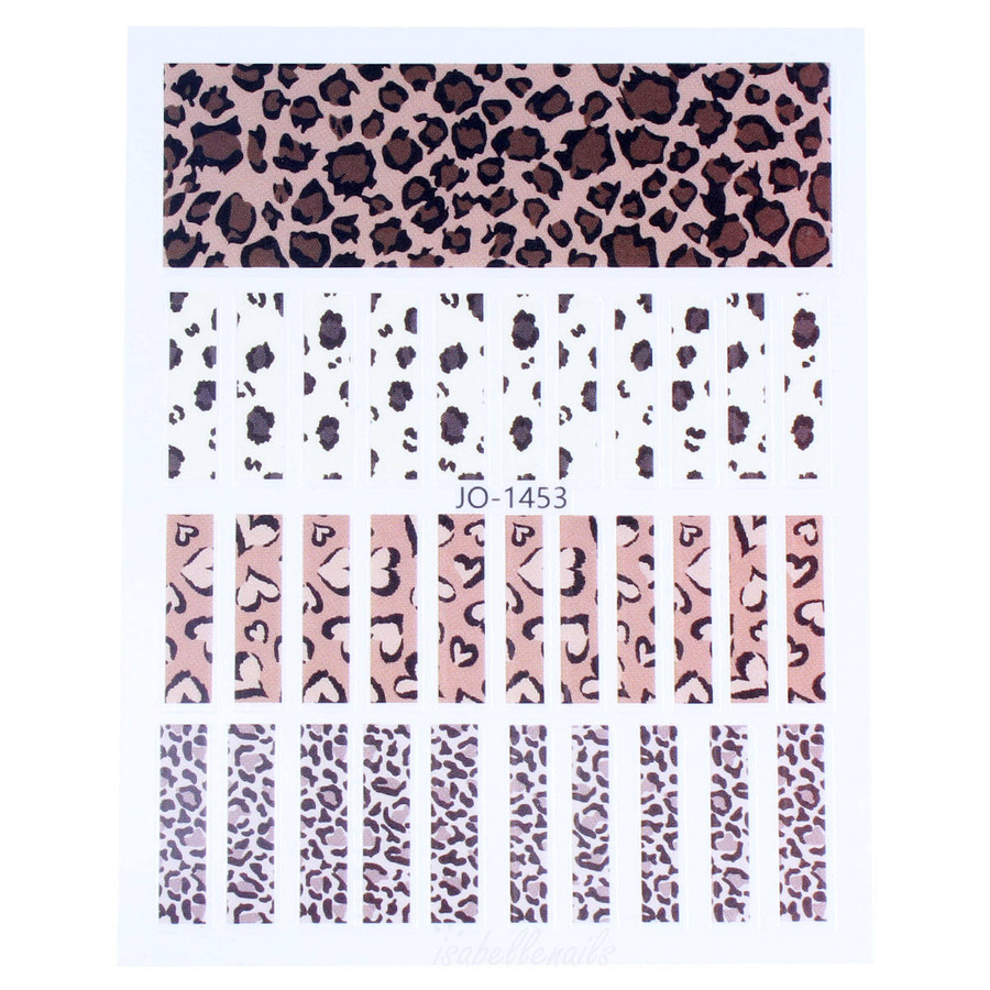 Naklejki 3D na paznokcie panterka JO-1453