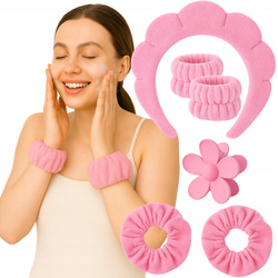 Zestaw kosmetyczny do pielęgnacji 6w1 różowy