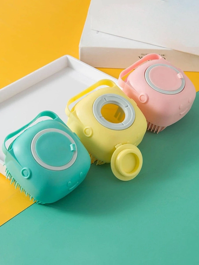 Myjka dla psa z dozownikiem płynów niebieska