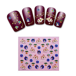 Naklejki 3D świąteczne na paznokcie XF376