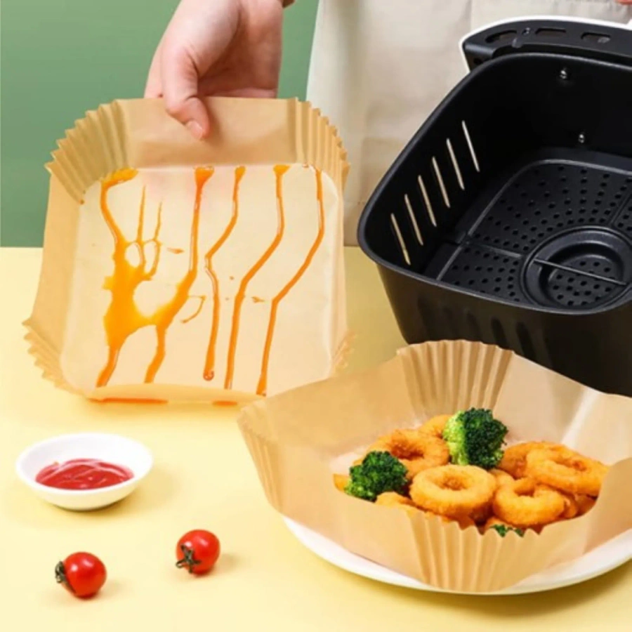 Jednorazowe wkłady papierowe do frytkownicy 16x16 100 szt