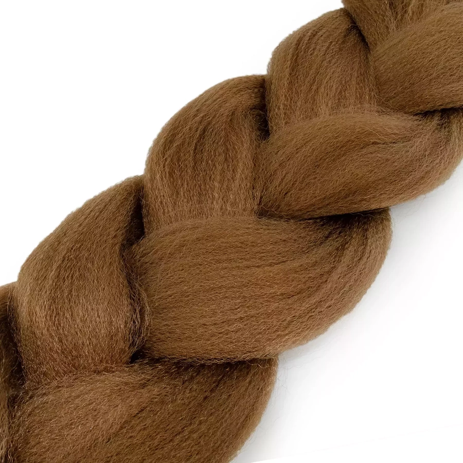 Włosy syntetyczne do warkoczyków brąz A7