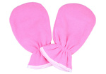 Rękawice do zabiegu parafinowego i do kremów pink
