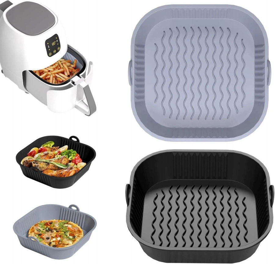 Foremka silikonowa do frytkownicy beztłuszczowej 19 x 19 cm