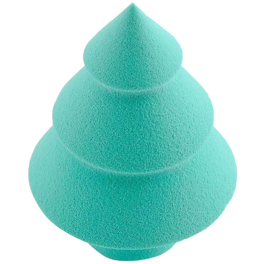 Gąbka do makijażu blender zielona choinka