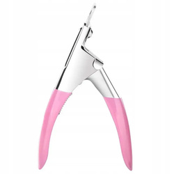 Gilotyna do tipsów paznokci różowa