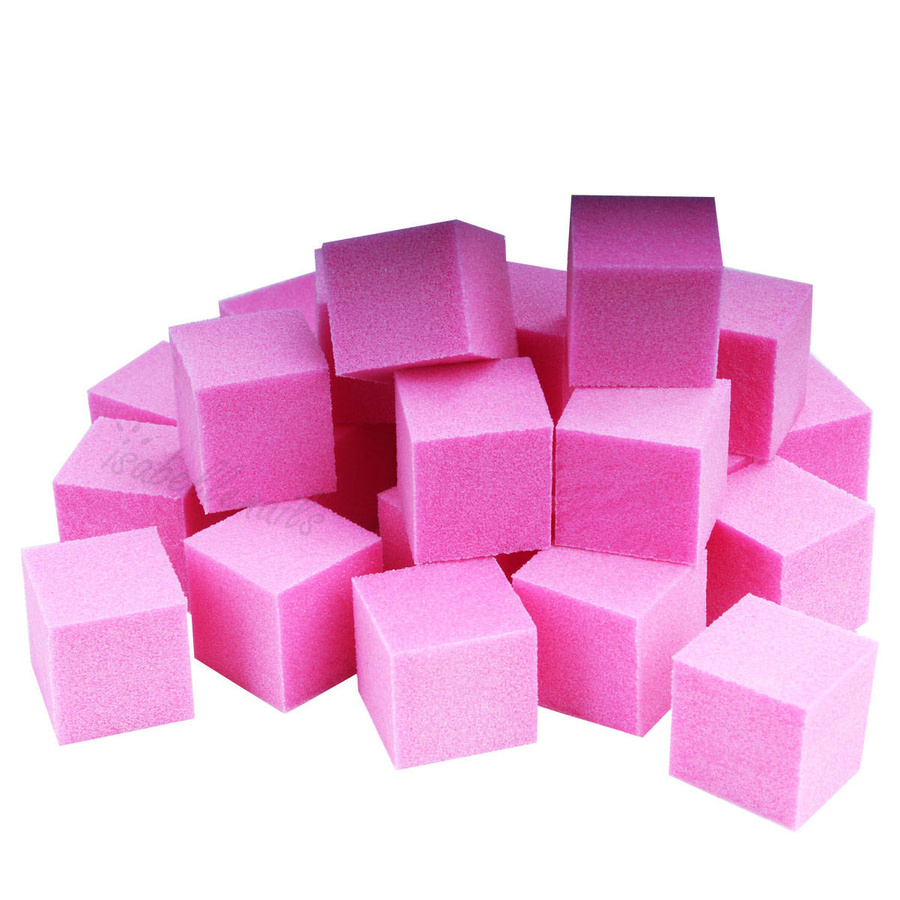 25x mini blok polerski kostka 100/100 4-stronna kolorowe