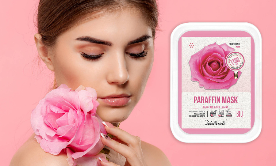 Zestaw 30 x isabellenails parafina kosmetyczna Blooming rose 500 ml