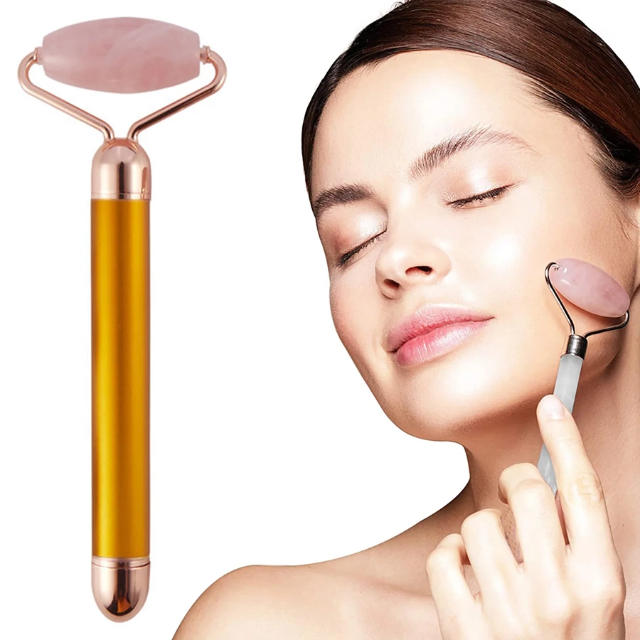 Elektryczny roller masażer do twarzy gua sha