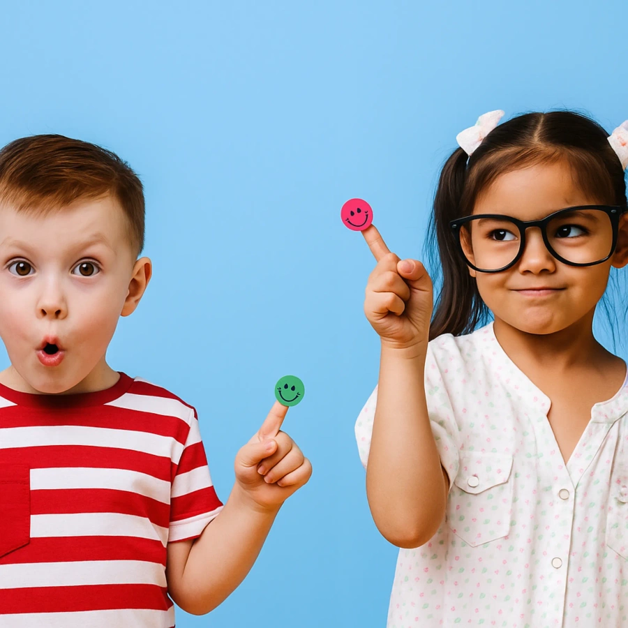 Naklejki motywacyjne dla dzieci 108 sztuk