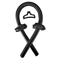 Jedwabny wałek do kręcenia włosów loków - Black