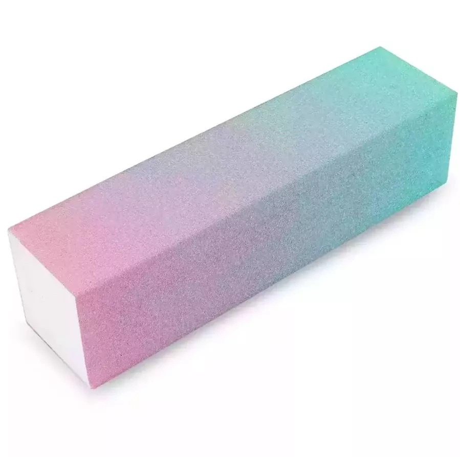 Blok bloczek polerski do paznokci ombre niebiesko-fioletowy 1 szt.