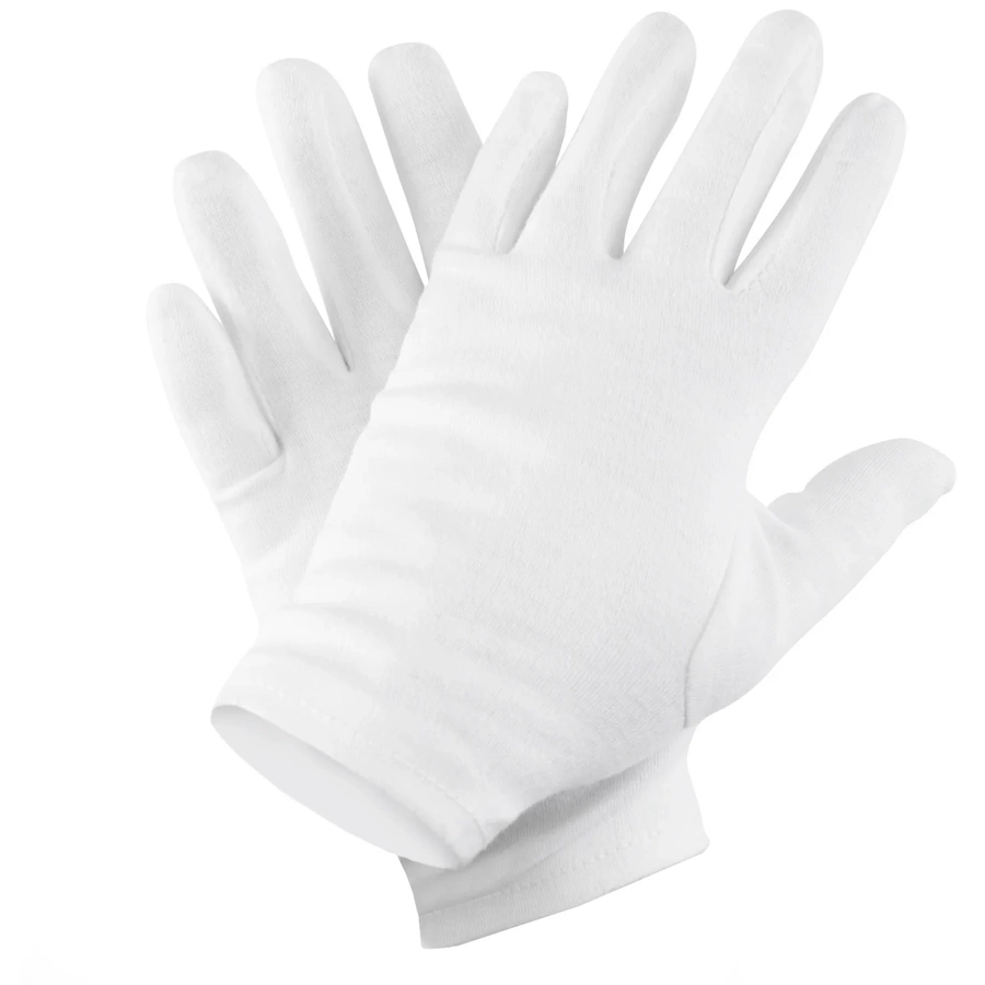 Rękawiczki bawełniane kosmetyczne białe 1 para