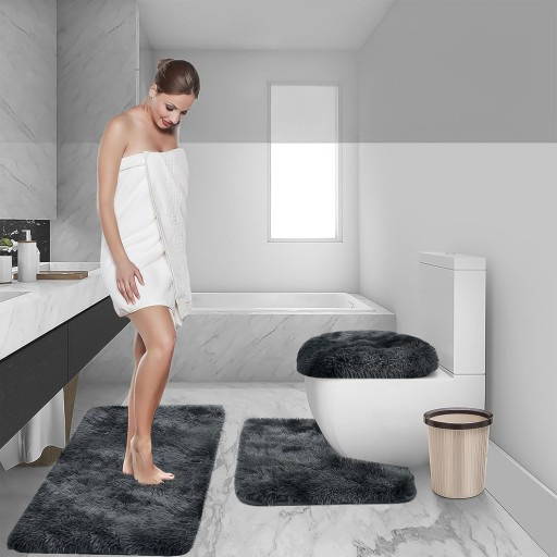 Zestaw dywaników do łazienki 3w1