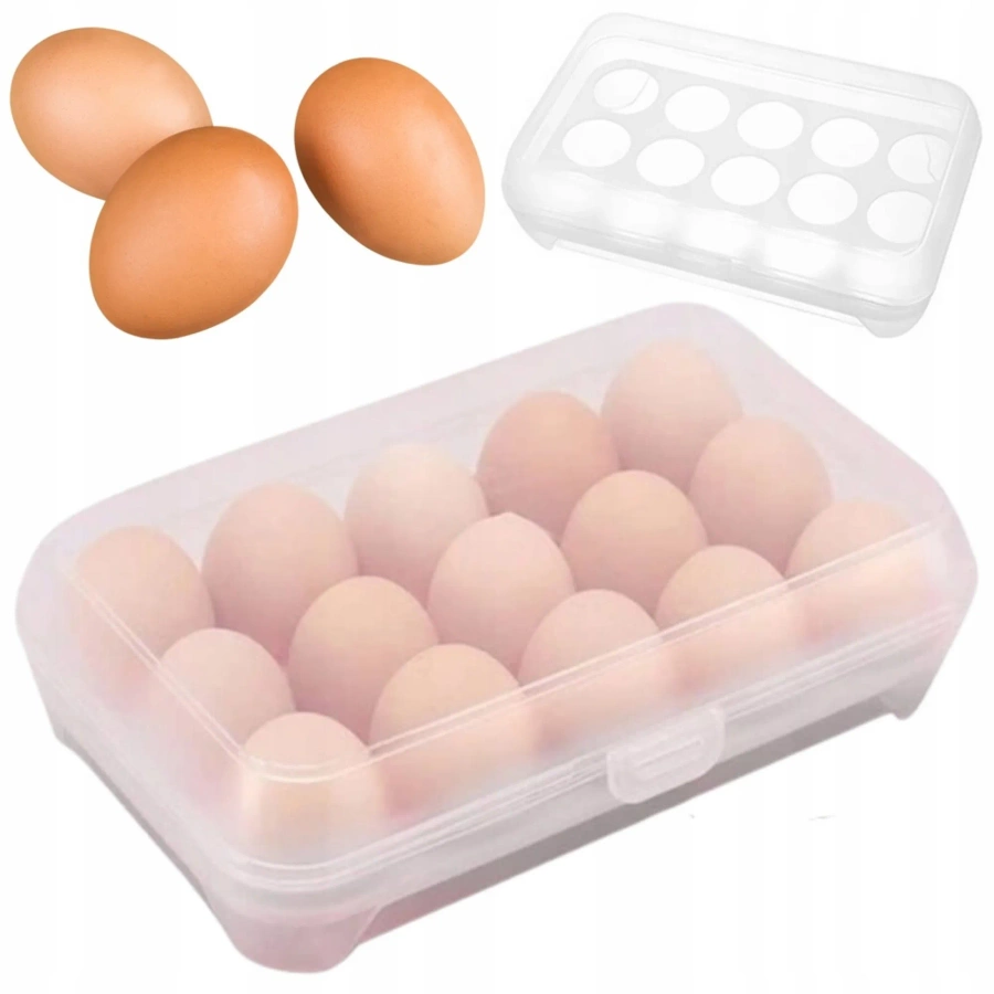 Pojemnik plastikowy na jajka 24 x 14 cm