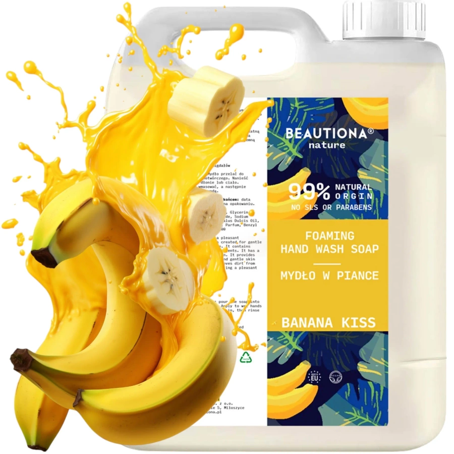 Mydło w piance bananowy kisiel 5 l