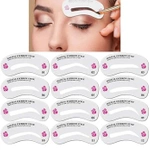 Szablon do stylizacji i konturowania brwi 24 sztuki