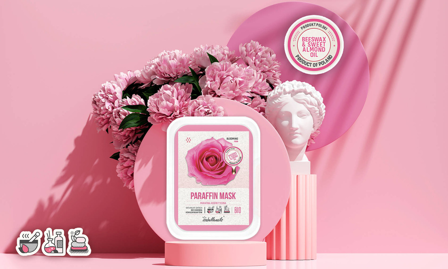 Parafina kosmetyczna isabellenails blooming rose 500 ml